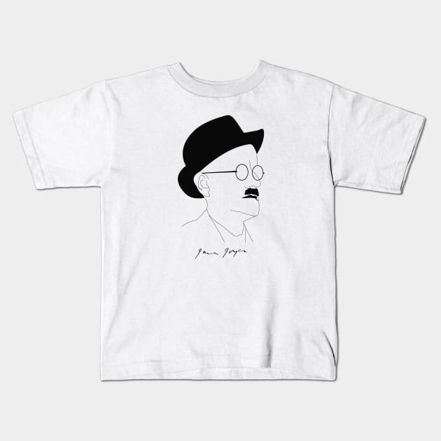 James Joyce Kids T-Shirt by ProductX